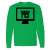 Heavy Cotton 100% Cotton Long Sleeve T Shirt Thumbnail