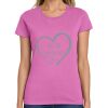 Ladies Heavy Cotton 100% Cotton T Shirt Thumbnail