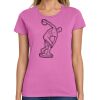 Ladies Heavy Cotton 100% Cotton T Shirt Thumbnail