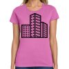 Ladies Heavy Cotton 100% Cotton T Shirt Thumbnail