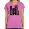 Ladies Heavy Cotton 100% Cotton T Shirt Thumbnail