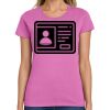 Ladies Heavy Cotton 100% Cotton T Shirt Thumbnail