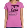 Ladies Heavy Cotton 100% Cotton T Shirt Thumbnail