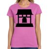 Ladies Heavy Cotton 100% Cotton T Shirt Thumbnail