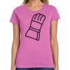 Ladies Heavy Cotton 100% Cotton T Shirt Thumbnail