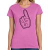 Ladies Heavy Cotton 100% Cotton T Shirt Thumbnail