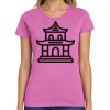 Ladies Heavy Cotton 100% Cotton T Shirt Thumbnail