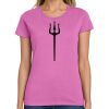 Ladies Heavy Cotton 100% Cotton T Shirt Thumbnail