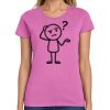 Ladies Heavy Cotton 100% Cotton T Shirt Thumbnail