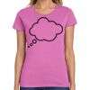 Ladies Heavy Cotton 100% Cotton T Shirt Thumbnail