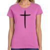 Ladies Heavy Cotton 100% Cotton T Shirt Thumbnail