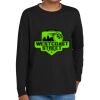 Youth Heavy Cotton 100% Cotton Long Sleeve T Shirt Thumbnail