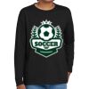 Youth Heavy Cotton 100% Cotton Long Sleeve T Shirt Thumbnail
