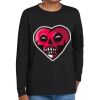 Youth Heavy Cotton 100% Cotton Long Sleeve T Shirt Thumbnail