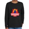 Youth Heavy Cotton 100% Cotton Long Sleeve T Shirt Thumbnail