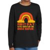Youth Heavy Cotton 100% Cotton Long Sleeve T Shirt Thumbnail
