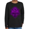 Youth Heavy Cotton 100% Cotton Long Sleeve T Shirt Thumbnail