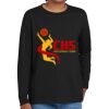 Youth Heavy Cotton 100% Cotton Long Sleeve T Shirt Thumbnail