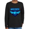 Youth Heavy Cotton 100% Cotton Long Sleeve T Shirt Thumbnail