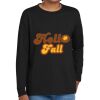 Youth Heavy Cotton 100% Cotton Long Sleeve T Shirt Thumbnail