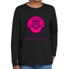 Youth Heavy Cotton 100% Cotton Long Sleeve T Shirt Thumbnail