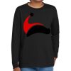 Youth Heavy Cotton 100% Cotton Long Sleeve T Shirt Thumbnail