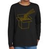Youth Heavy Cotton 100% Cotton Long Sleeve T Shirt Thumbnail