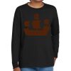 Youth Heavy Cotton 100% Cotton Long Sleeve T Shirt Thumbnail