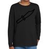 Youth Heavy Cotton 100% Cotton Long Sleeve T Shirt Thumbnail