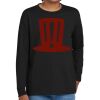 Youth Heavy Cotton 100% Cotton Long Sleeve T Shirt Thumbnail